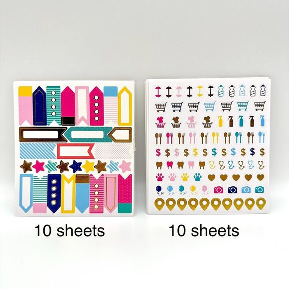 Huge Lot Craftsmart Planner Stationery Washi Stickers Sticky Notes Paper Clips - Picture 9 of 10
